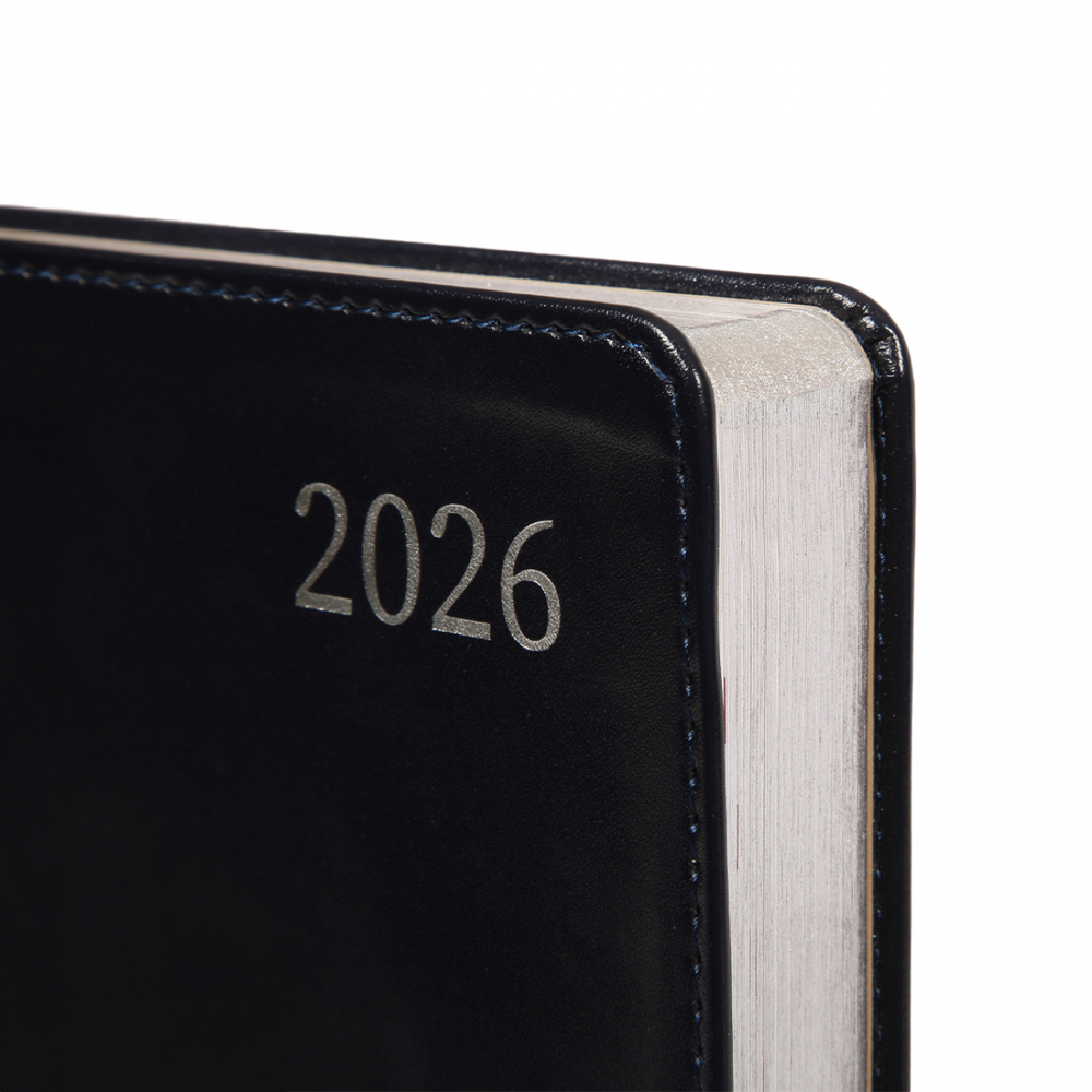 Щоденник датований 2026 Leo Planner ф. А5 Aldento інтегральний, темно-синій, 368 сторінок 252672. Фото 2