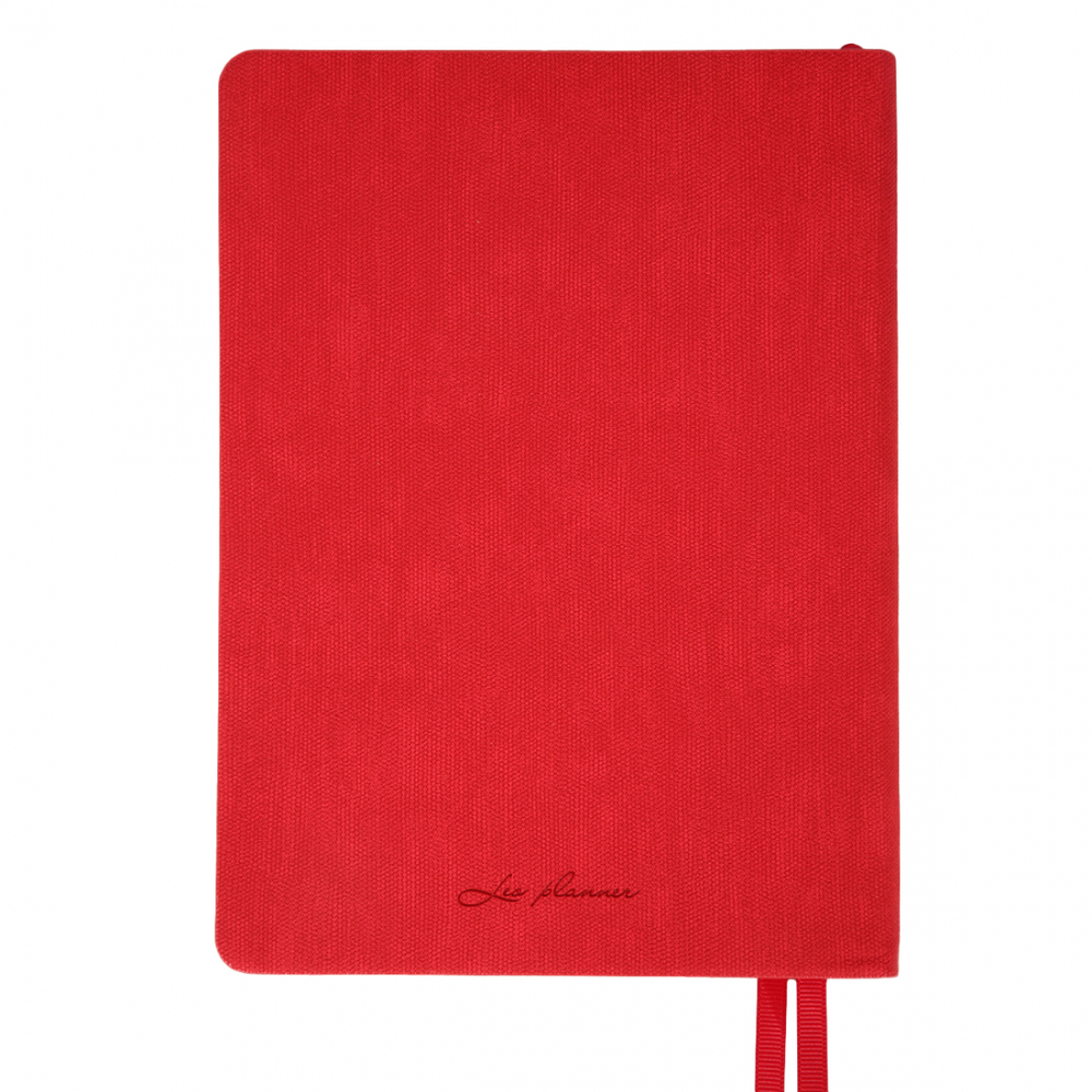 Щоденник датований 2026 Leo Planner ф. А5 "Boss", м'який, червоний, 368 сторінок. Фото 12