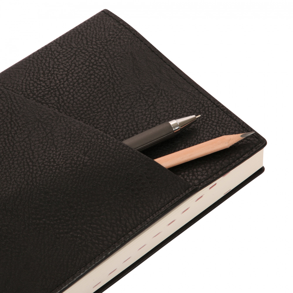 Щоденник датований 2026 Leo Planner ф. А5 "Credo", інтегральний, чорний, 368 сторінок. Фото 4