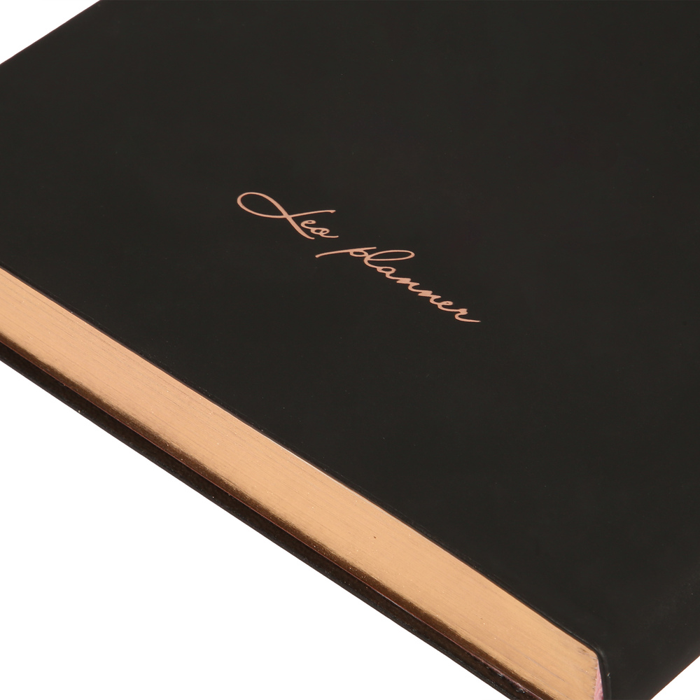 Щоденник Leo Planner недатований А5 160 акрушів в лінію та крапку Hypnotic м'який чорний 252703. Фото 11
