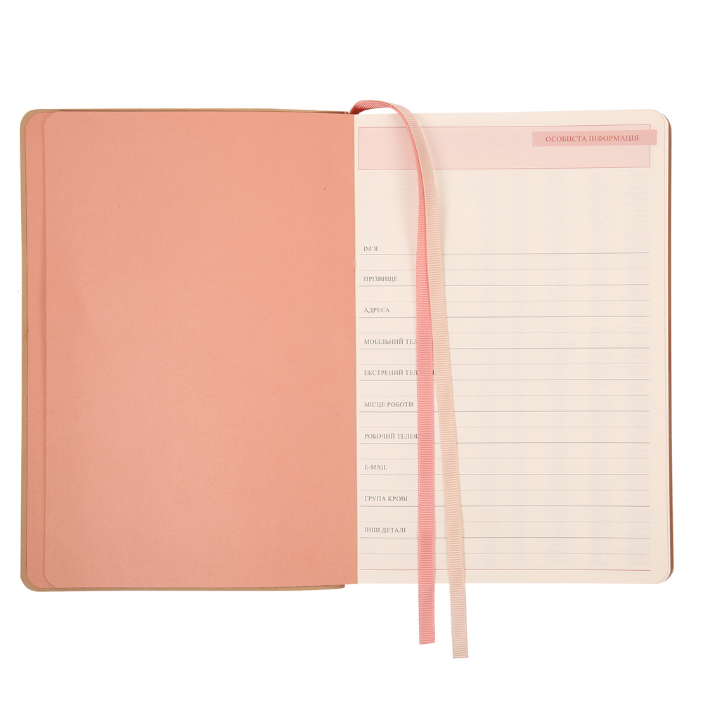 Щоденник Leo Planner недатований А5 160 акрушів в лінію та крапку  Secret бежевий 252702. Фото 5