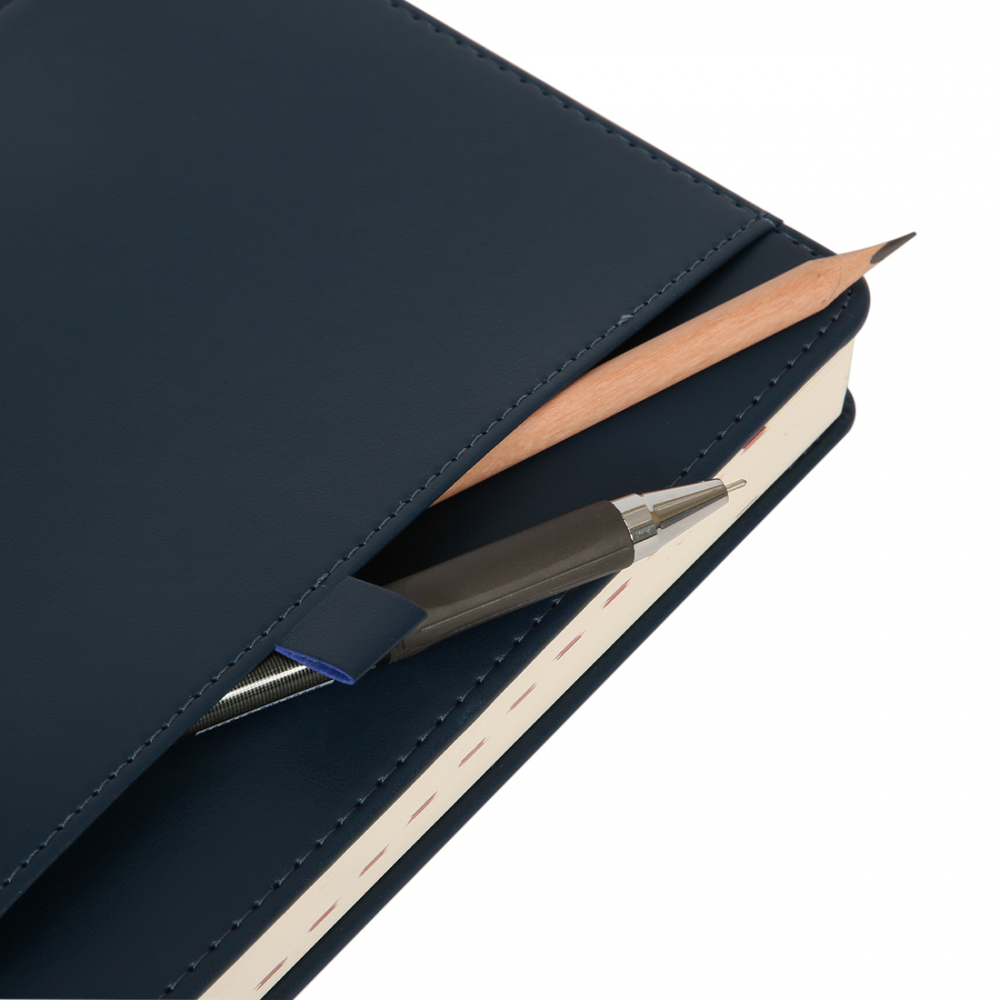 Щоденник датований 2026 Leo Planner ф. А5 "Legacy", твердий, синій, 368 сторінок. Фото 3