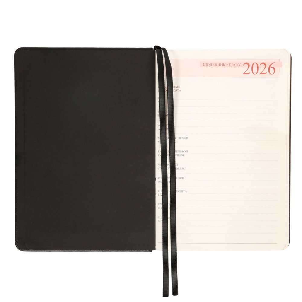 Щоденник датований 2026 Leo Planner ф. А5 "Ottavio", твердий, 368 сторінок. Фото 5