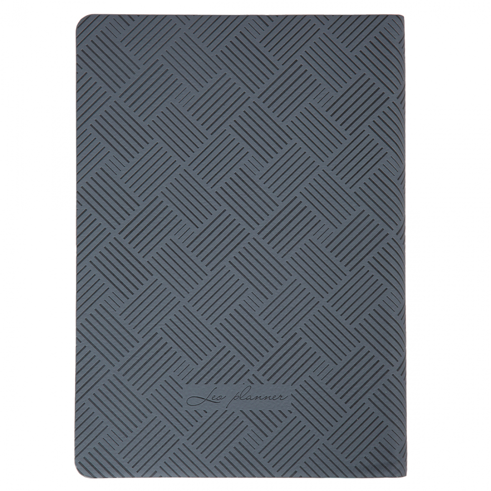 Щоденник датований 2026 Leo Planner ф. А5 "Urban", м'який, сірий, 368 сторінок. Фото 12