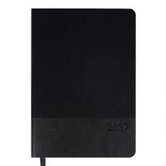 Щоденник діловий Leo Planner Velvet А5 датований 2027 м'який чорний 368 сторінок 252722. Фото 2