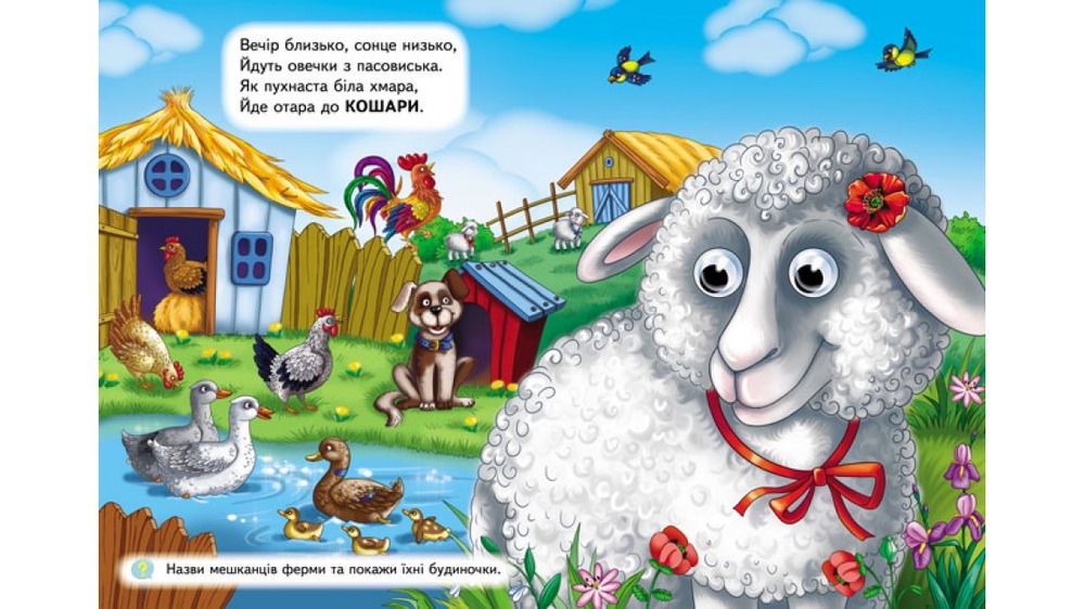 Книга Веселі оченята. Хто де живе. Навколишній світ для малюків. Фото 4