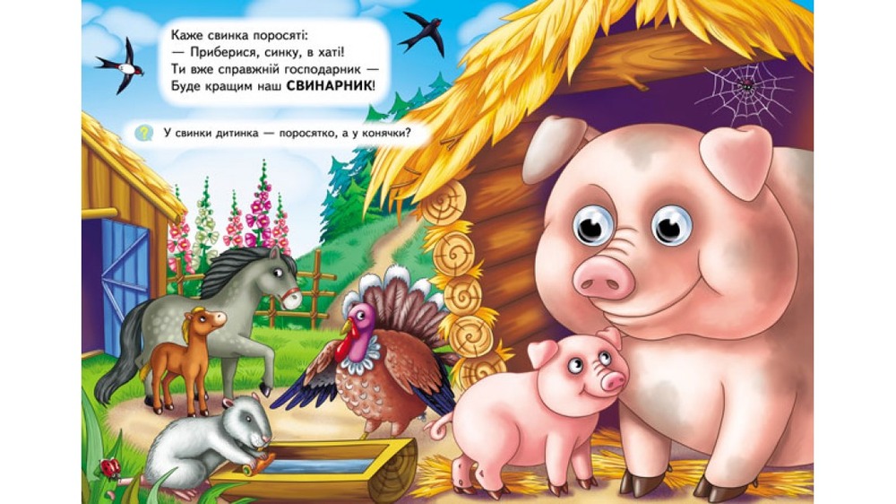 Книга Веселі оченята. Хто де живе. Навколишній світ для малюків. Фото 5