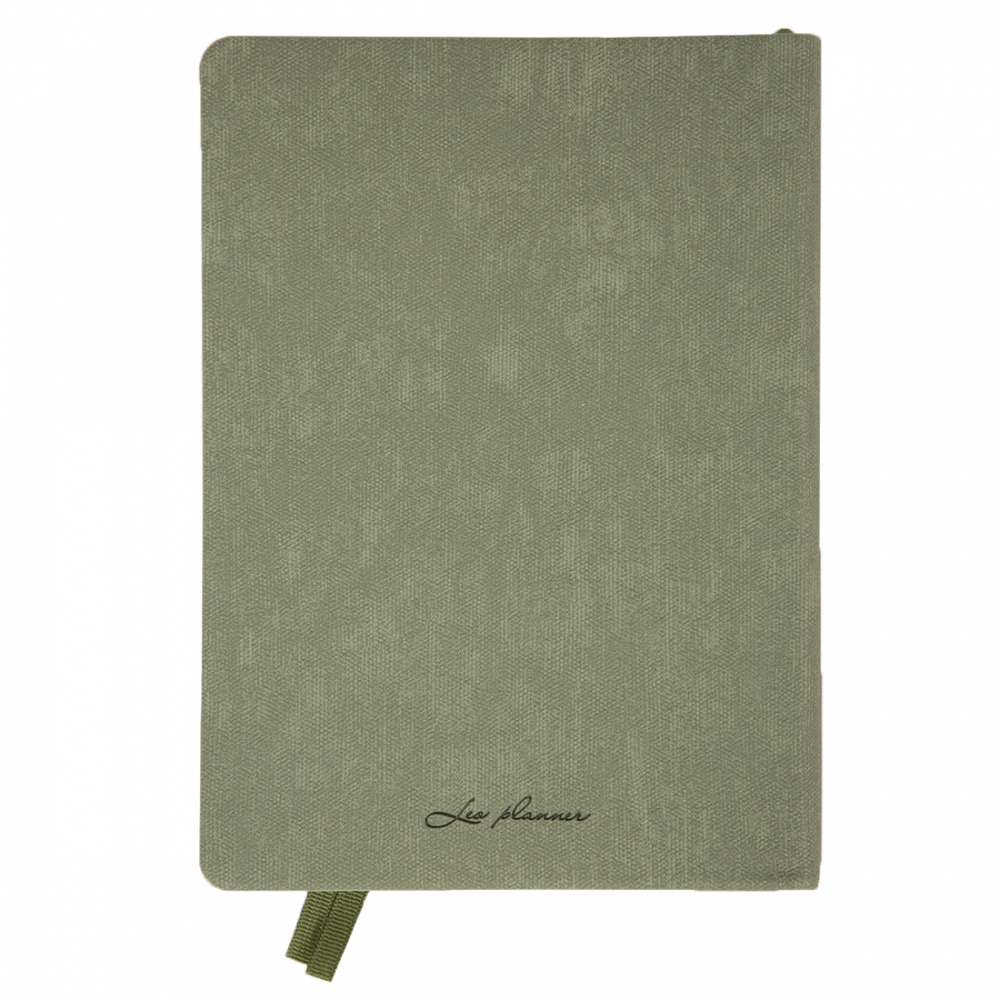 Щоденник датований 2026 Leo Planner ф. А5  "Boss", м'який, хакі, 368 сторінок. Фото 12