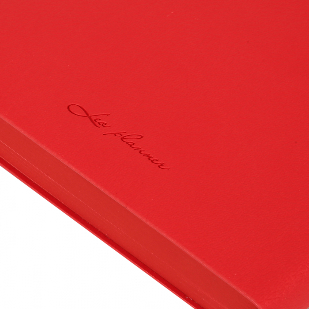 Щоденник датований 2026 Leo Planner ф. А5 "Binario", м'який, червоний, 368 сторінок. Фото 12