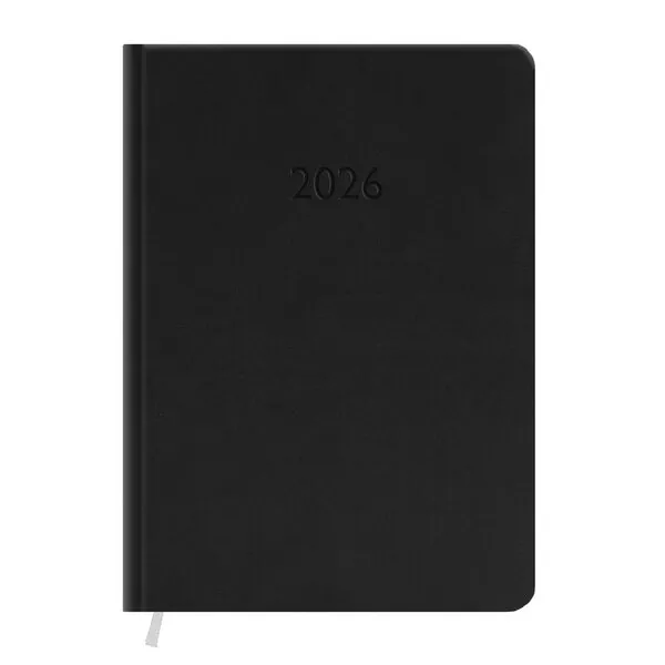 Щоденник датований Поліграфіст 2026 ф.А6 Vivella, 160 арк., лінія, обкл. шт.шк. чорний. Фото 8