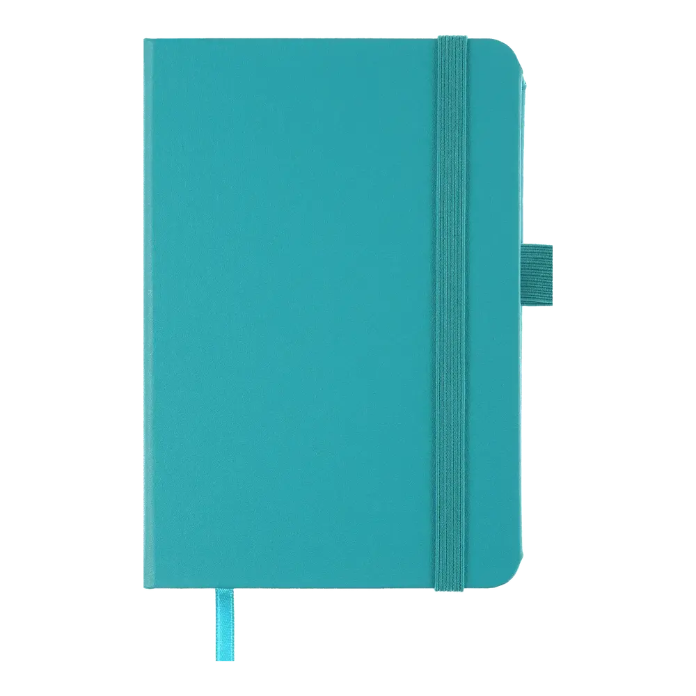 Записна книга Buromax Etalon 95x140 мм 96 аркушів в клітинку бірюзовий BM.296160-06. Фото 2