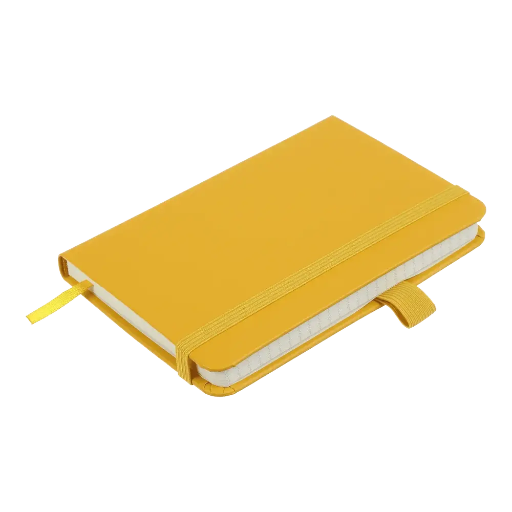 Записна книга Buromax Etalon 95x140 мм 96 аркушів в клітинку жовтий BM.296160-08. Фото 3