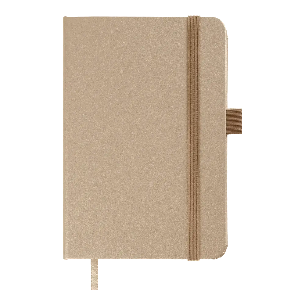 Записна книга Buromax Etalon 95x140 мм 96 аркушів в клітинку золотий BM.296160-23. Фото 2