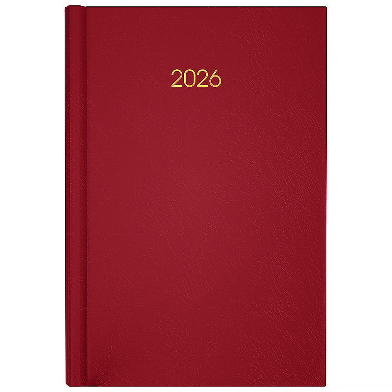 Щоденник датований 2026 Axent ф. А5 Classic City, з/т бордовий. Фото 4