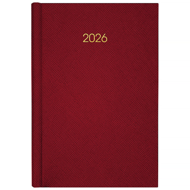 Щоденник датований 2026 Axent ф. А5 Classic Style, з/т бордовий. Фото 2