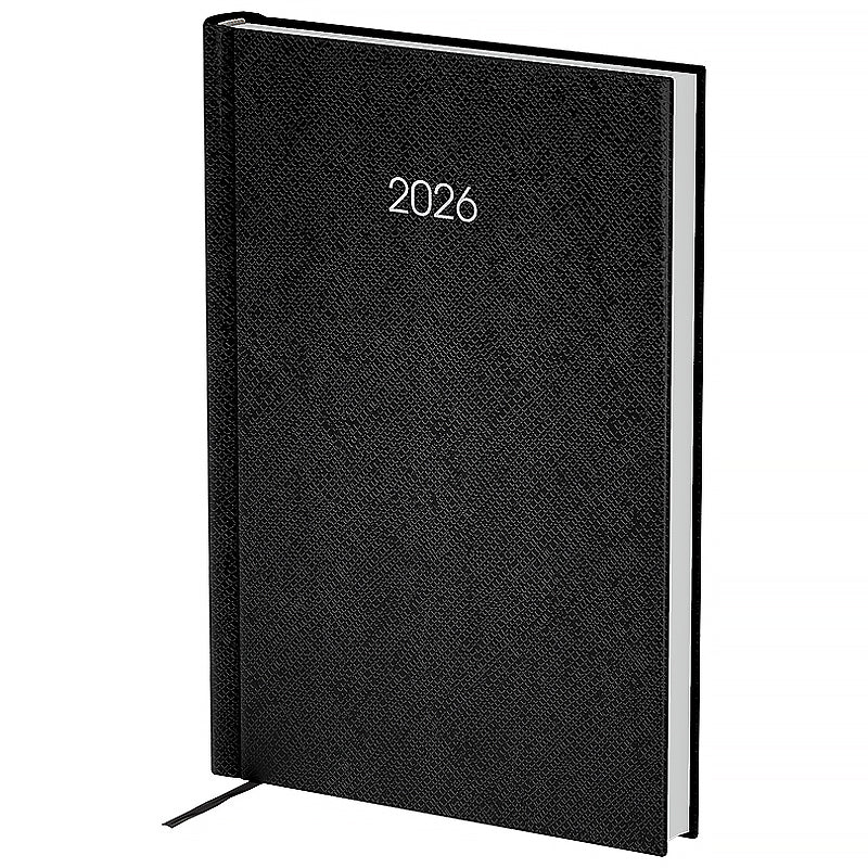 Щоденник датований 2026 Axent ф. А5 Classic Style, с/т чорний