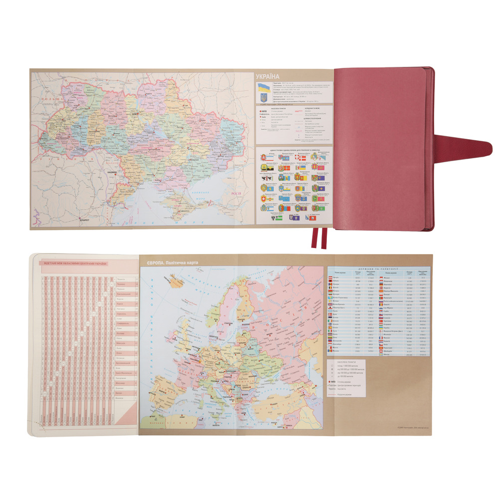 Щоденник датований 2026 Leo Planner 12х20 см "Alpha", м'який, бордовий, 352 сторінки. Фото 12