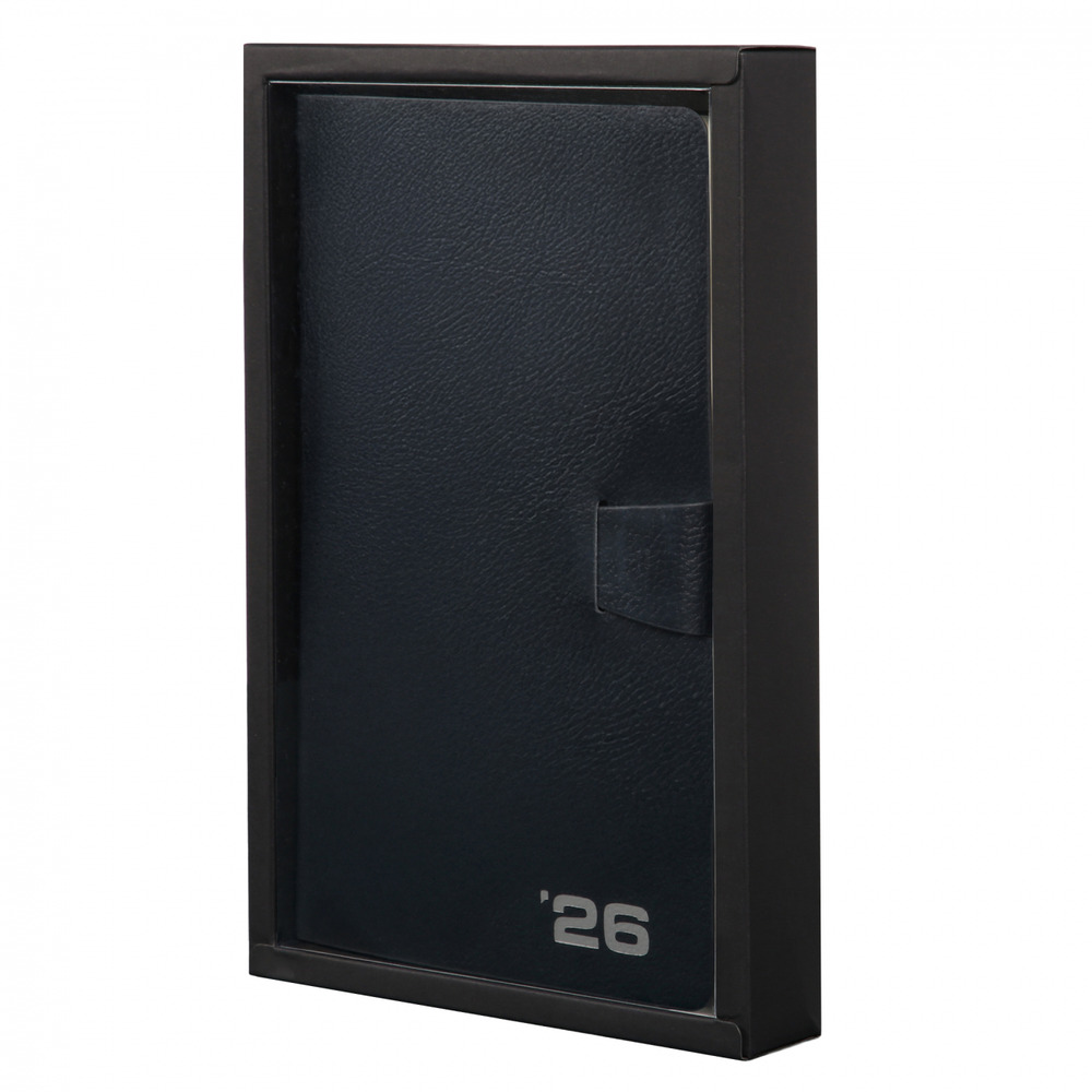 Щоденник датований 2026 Leo Planner 12х20 см "Alpha", м'який, темно-синій, 352 сторінки. Фото 3