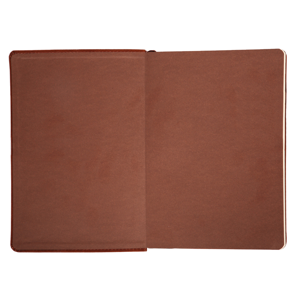 Щоденник датований 2026 Leo Planner ф. А5 "Case", інтегральний, коричневий, 368 сторінок. Фото 3