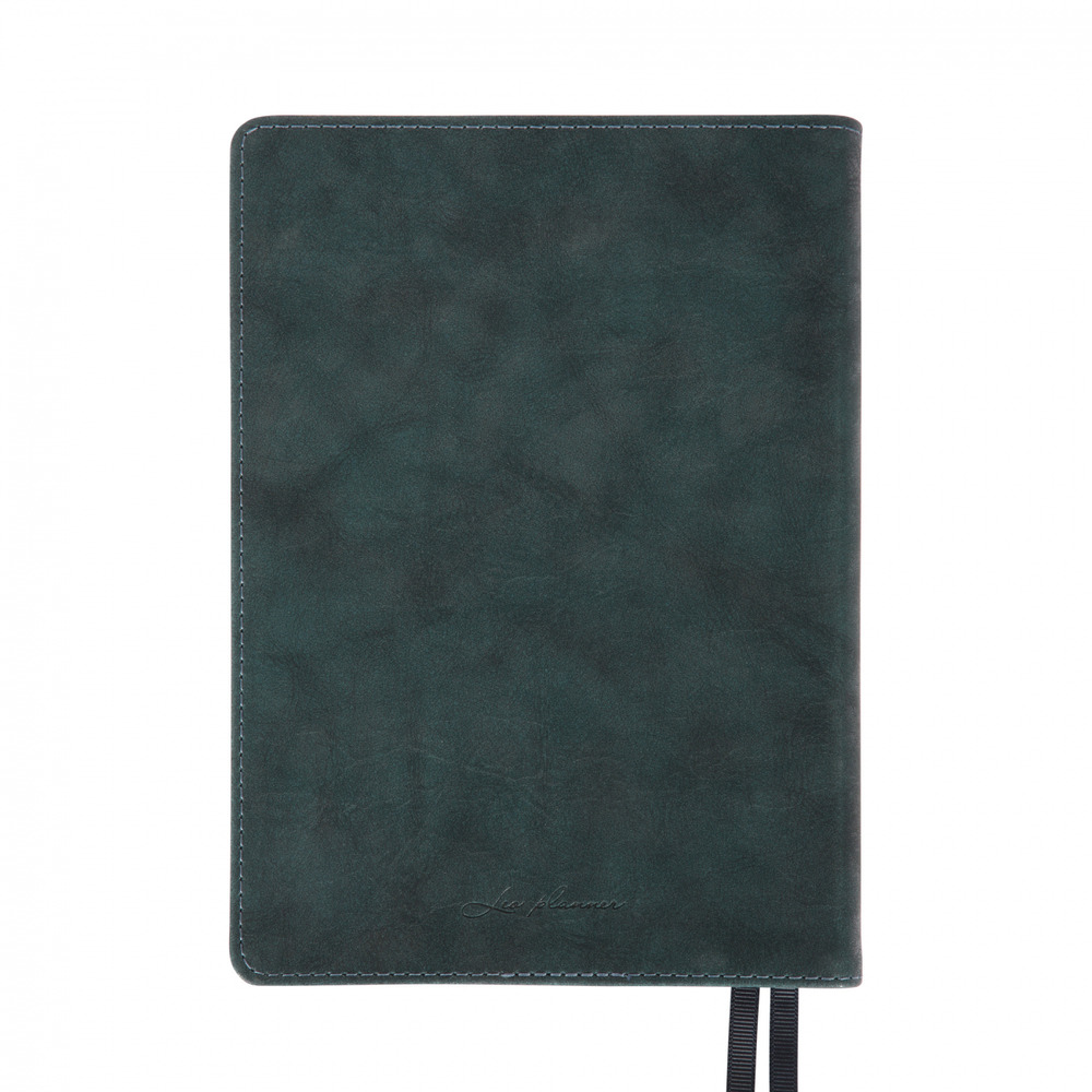 Щоденник датований 2026 Leo Planner ф. А5 "Case", інтегральний, темний смарагд, 368 сторінок. Фото 11