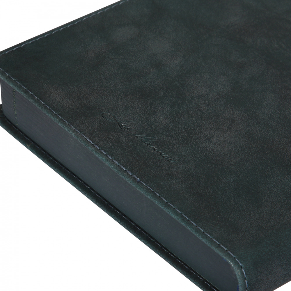 Щоденник датований 2026 Leo Planner ф. А5 "Case", інтегральний, темний смарагд, 368 сторінок. Фото 12