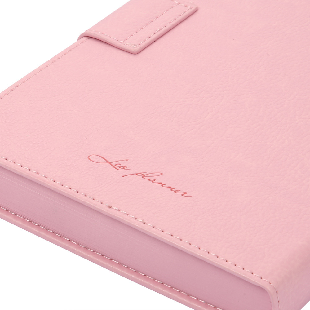 Щоденник датований 2026 Leo Planner ф. А5 "Chiara", твердий, рожевий, 368 сторінок. Фото 14