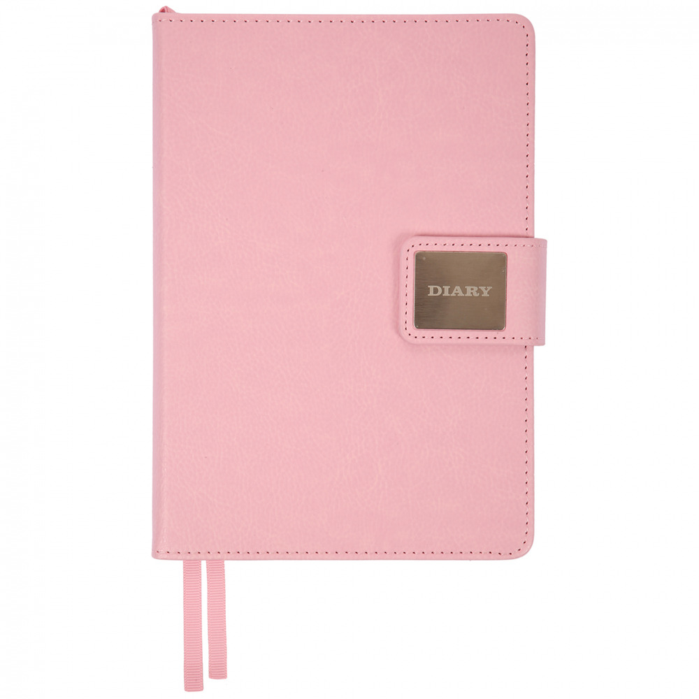 Щоденник датований 2026 Leo Planner ф. А5 "Chiara", твердий, рожевий, 368 сторінок