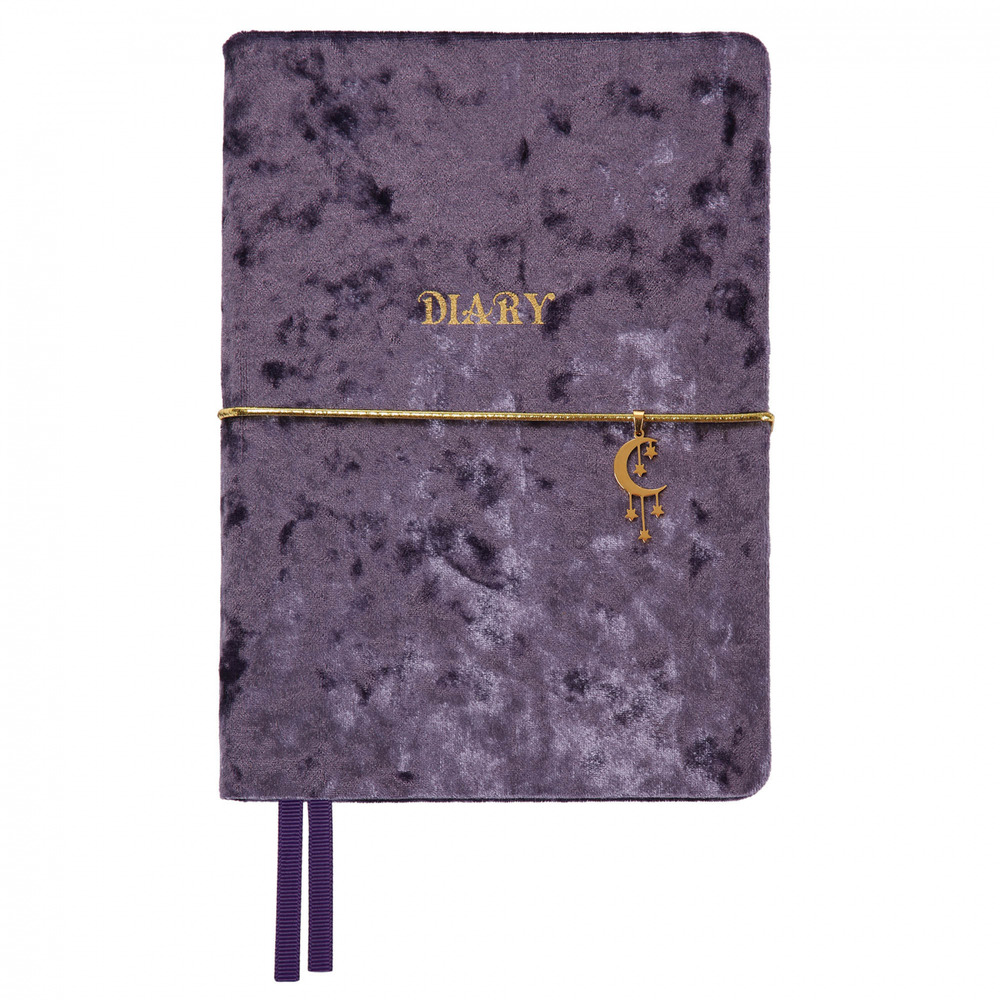 Щоденник датований 2026 Leo Planner ф. А5 "Luna", твердий, синій, 368 сторінок