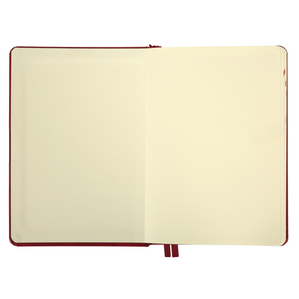 Щоденник датований 2026 Leo Planner ф. А5 "Persona", твердий, бордовий, 368 сторінок. Фото 3