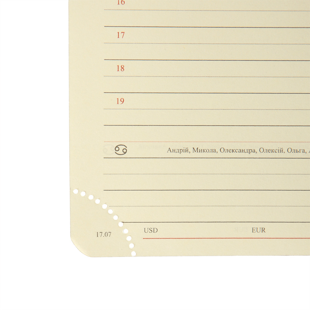 Щоденник датований 2026 Leo Planner ф. А5 "Persona", твердий, синій, 368 сторінок. Фото 9