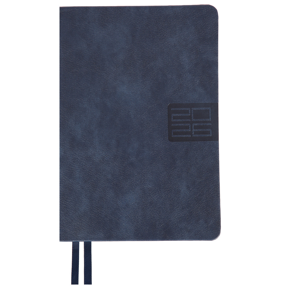 Щоденник датований 2026 Leo Planner ф. А5 "Persona", твердий, синій, 368 сторінок