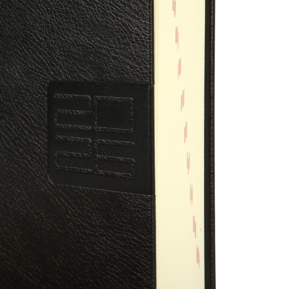 Щоденник датований 2026 Leo Planner ф. А5 "Persona", твердий, чорний, 368 сторінок. Фото 2