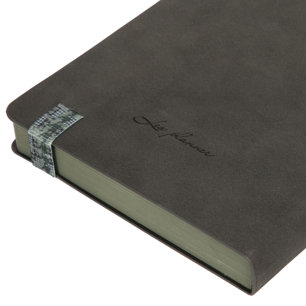 Щоденник датований 2026 Leo Planner ф. А5 "Polo", м'який, графітовий, 368 сторінок. Фото 13