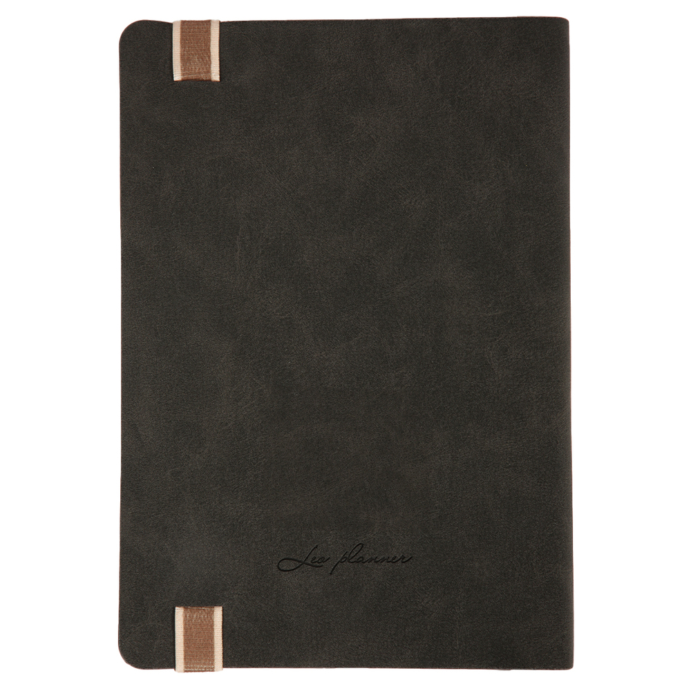 Щоденник датований 2026 Leo Planner ф. А5 "Trend", м'який, чорний, 368 сторінок. Фото 12