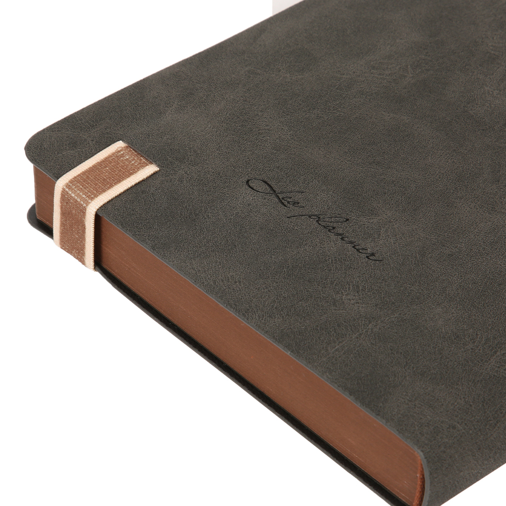 Щоденник датований 2026 Leo Planner ф. А5 "Trend", м'який, чорний, 368 сторінок. Фото 13