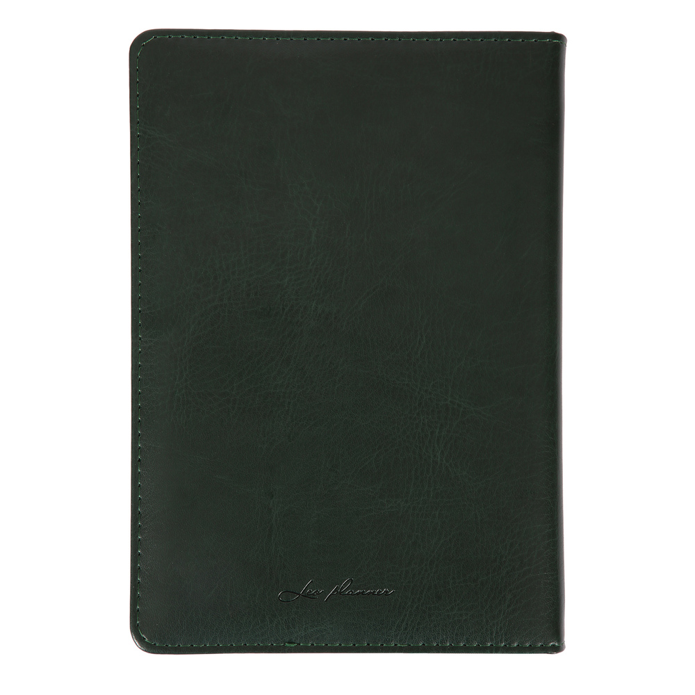 Щоденник датований 2026 Leo Planner ф. А5 "Whisky", твердий, зелений, 368 сторінок. Фото 12
