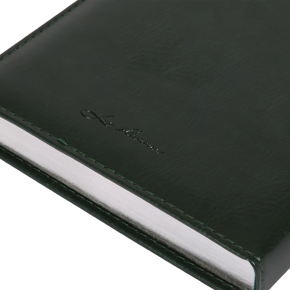 Щоденник датований 2026 Leo Planner ф. А5 "Whisky", твердий, зелений, 368 сторінок. Фото 13