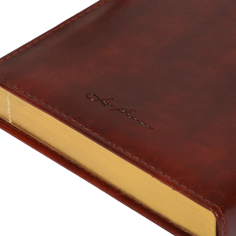 Щоденник датований 2026 Leo Planner ф. А5 "Whisky", твердий, коричневий, 368 сторінок. Фото 13