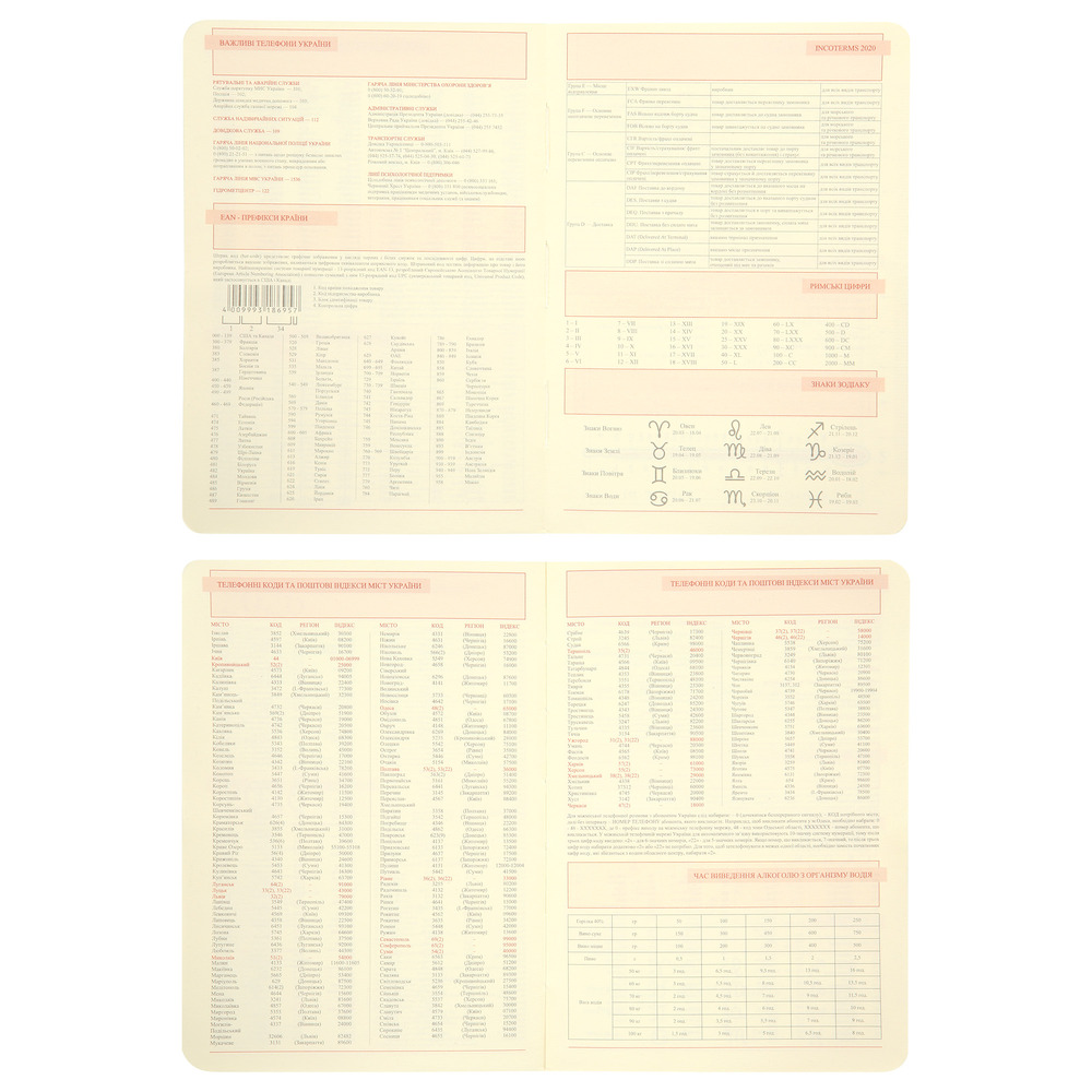 Щоденник датований 2026 Leo Planner ф. А6 "Aldento", інтегральний, коричневий, 352 сторінки. Фото 6