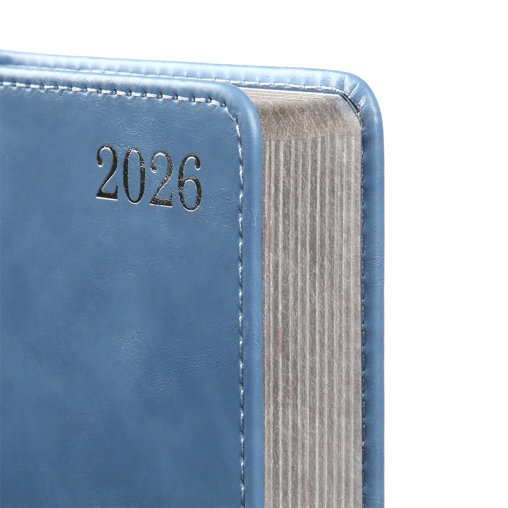 Щоденник датований 2026 Leo Planner ф. А6 "City", твердий, блакитний, 352 сторінки. Фото 2