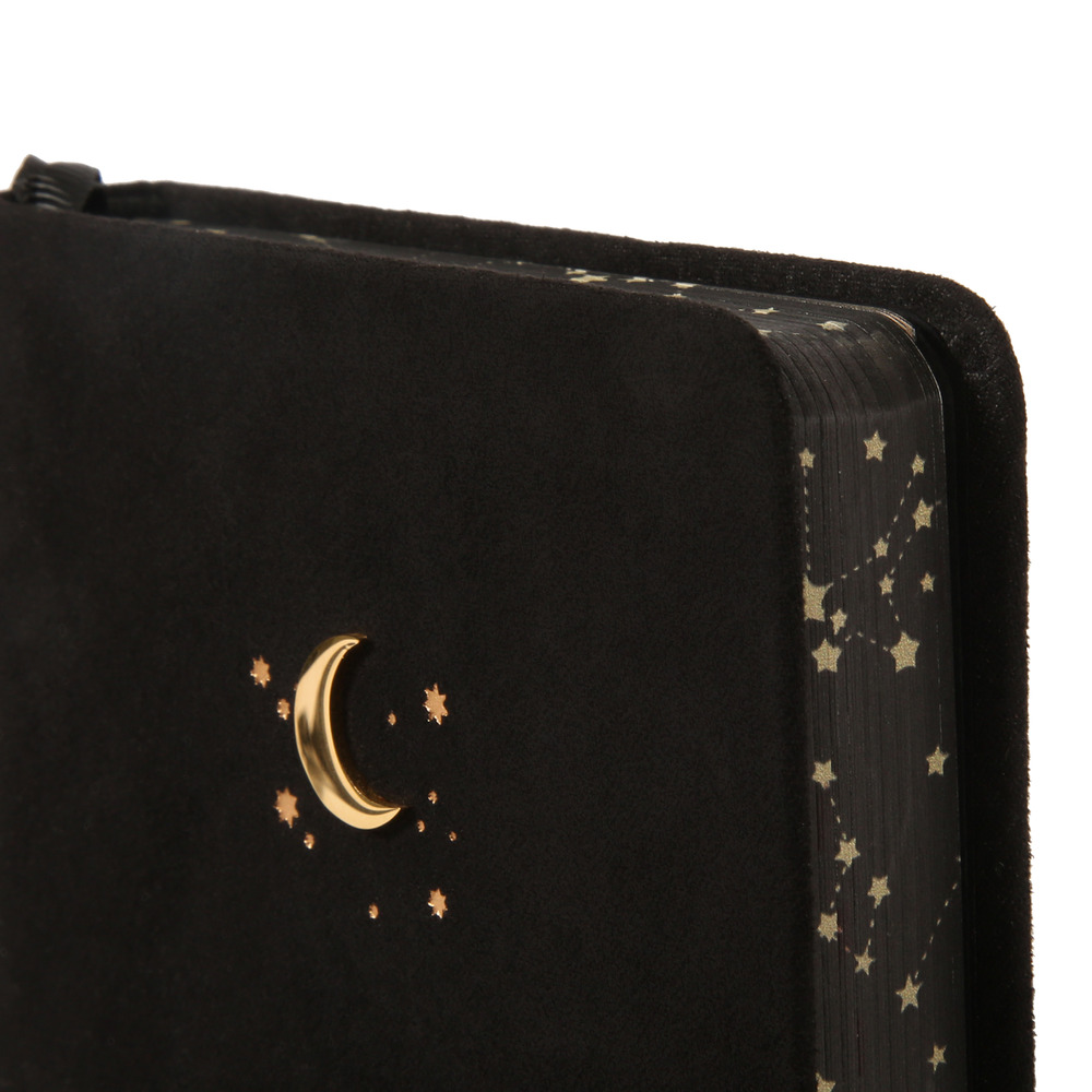 Щоденник датований 2026 Leo Planner ф. А6 "Luna", твердий, чорний, 352 сторінки. Фото 2