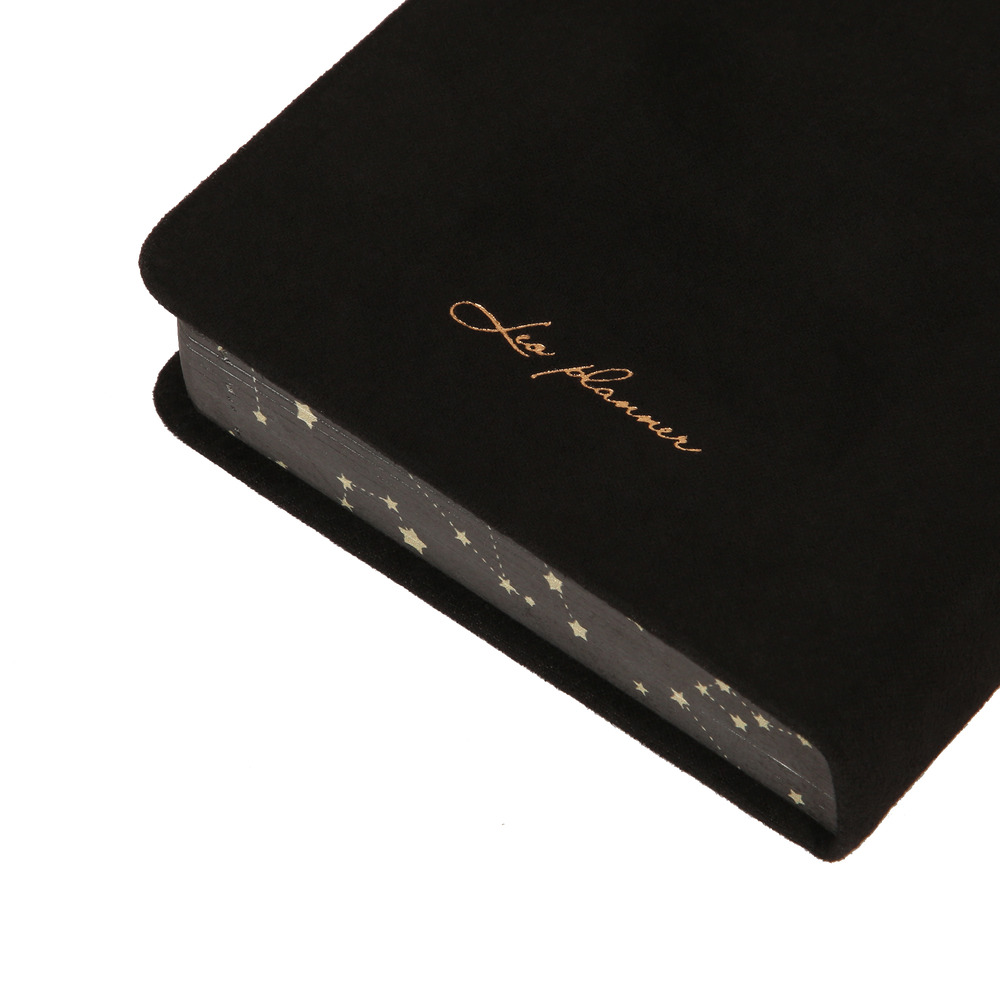 Щоденник датований 2026 Leo Planner ф. А6 "Luna", твердий, чорний, 352 сторінки. Фото 14