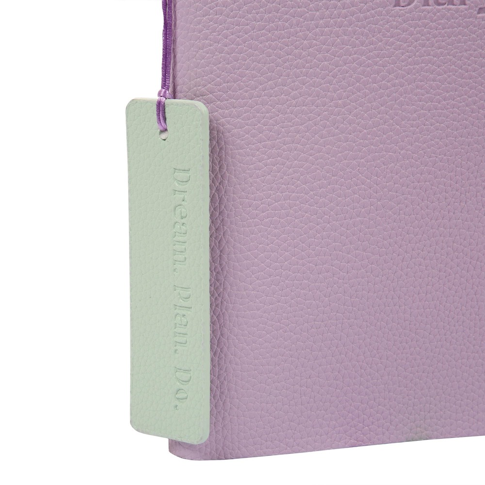 Щоденник Leo Planner недатований А5 160 акрушів в лінію та крапку  бузковий 252701. Фото 4
