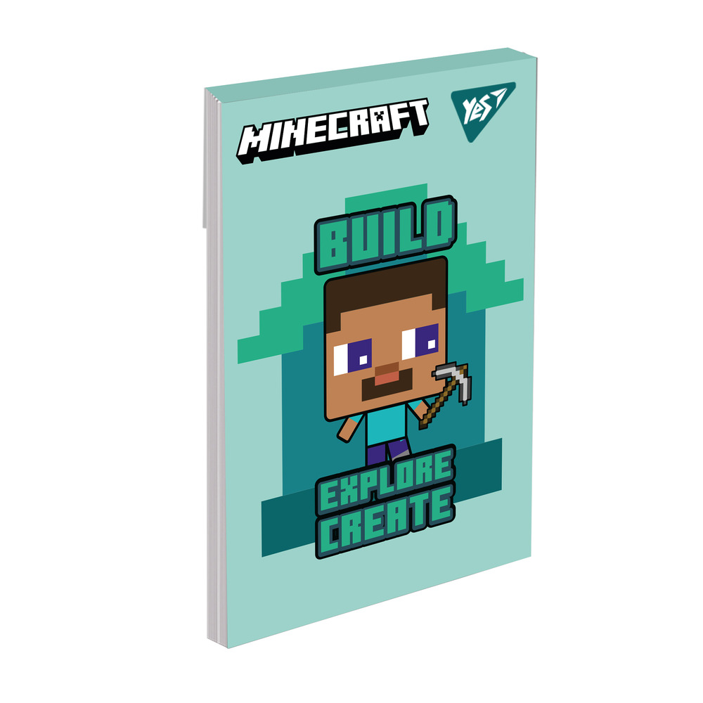 Блокнот Yes А7 48 аркушів клітинка Minecraft 152110. Фото 4