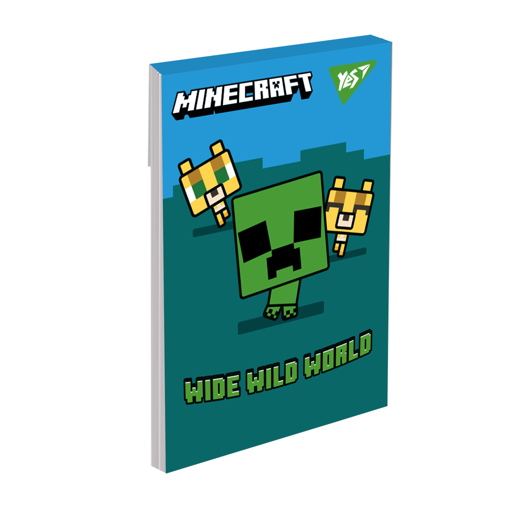 Блокнот Yes А7 48 аркушів клітинка Minecraft 152110. Фото 6