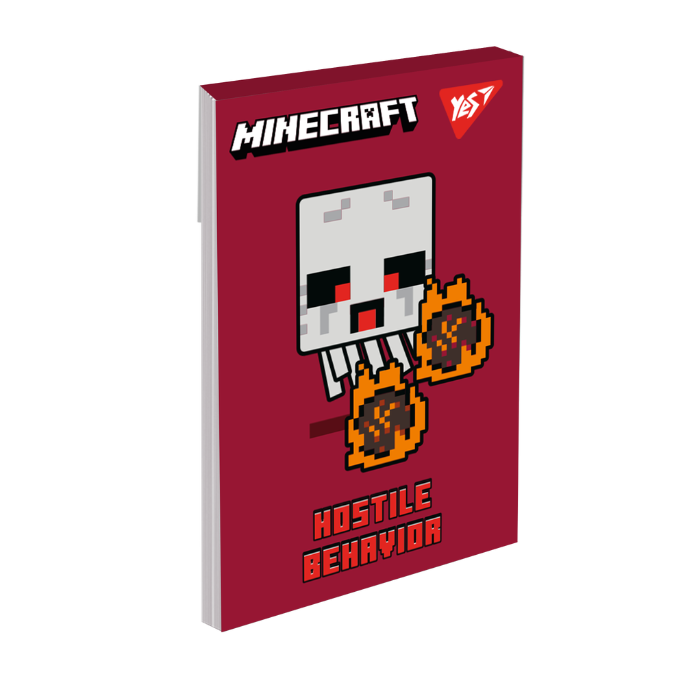 Блокнот Yes А7 48 аркушів клітинка Minecraft 152110. Фото 9