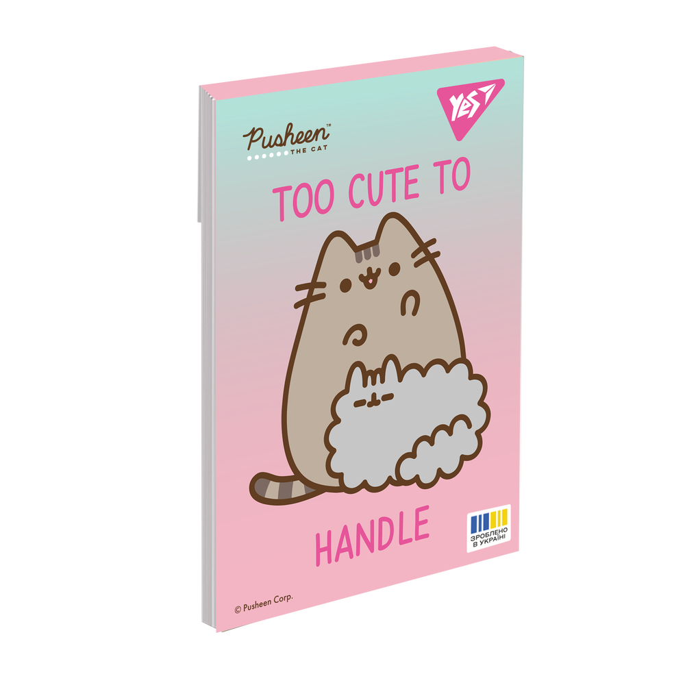 Блокнот Yes А7 48 аркушів клітинка Pusheen 152111. Фото 3