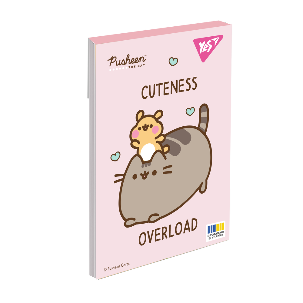 Блокнот Yes А7 48 аркушів клітинка Pusheen 152111. Фото 6