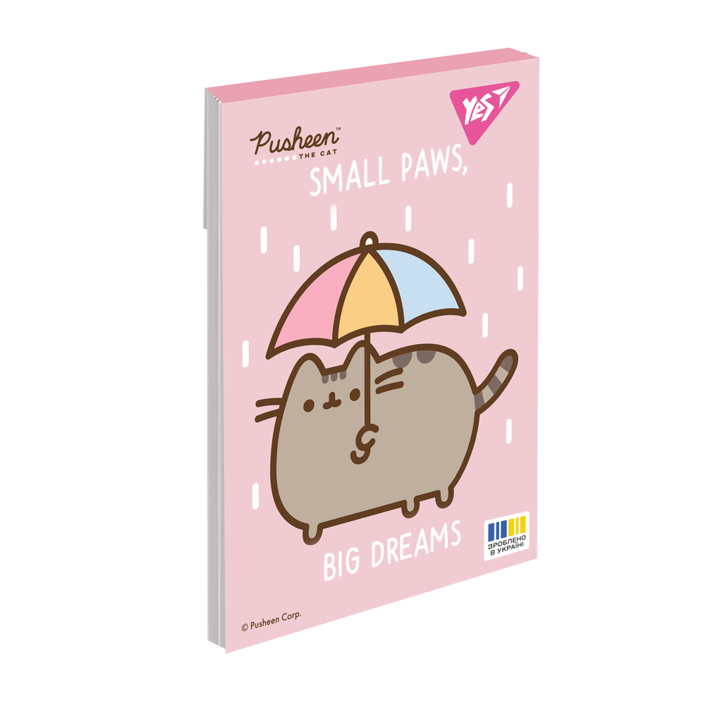 Блокнот Yes А7 48 аркушів клітинка Pusheen 152111. Фото 8