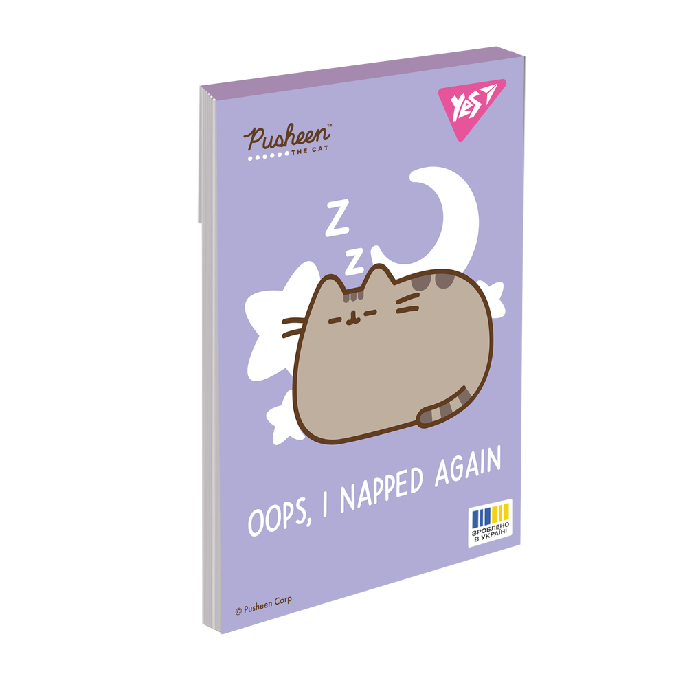 Блокнот Yes А7 48 аркушів клітинка Pusheen 152111. Фото 2